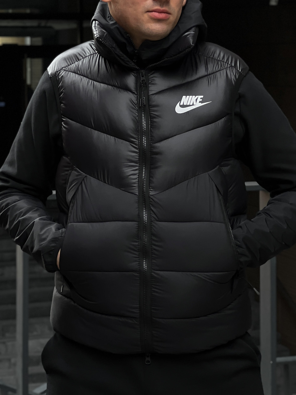 Жилетка чоловіча Nike M NSW Down-Fill Windrunner Vest / 928859-010 (Розмір:S), фото 1