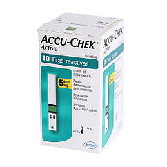 Тест-смужки Accu-Chek Active, 10 шт., АКЦІЯ