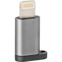 Адаптер Optima A3 MicroUSB to Lightning Aluminium