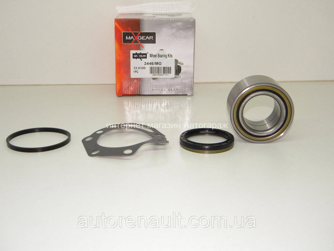 Підшипник задньої півосі (без сдвоеного колеса) Мерседес Спринтер 1995-2006 MAXGEAR (Польща) 2446/MG, фото 1