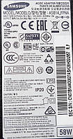 Адаптер живлення Samsung 58W 14Vx4.14A 6.5x4.4mm (A5814_FPNA) Б/В, фото 5