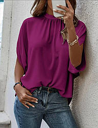 Жіноча стильна яскрава блузка в кольорах - тканина софт