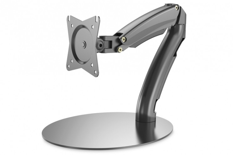 Кріплення для монітора Digitus Monitor Stand gas spring, 17-27", з нахилом, поворотом