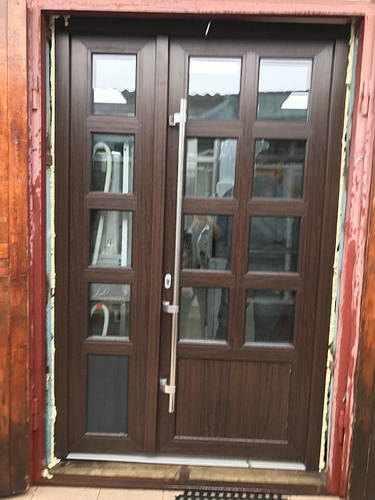 Двери входные металлопластиковые (ID#1814356575), цена: 12000 ₴, купить ...