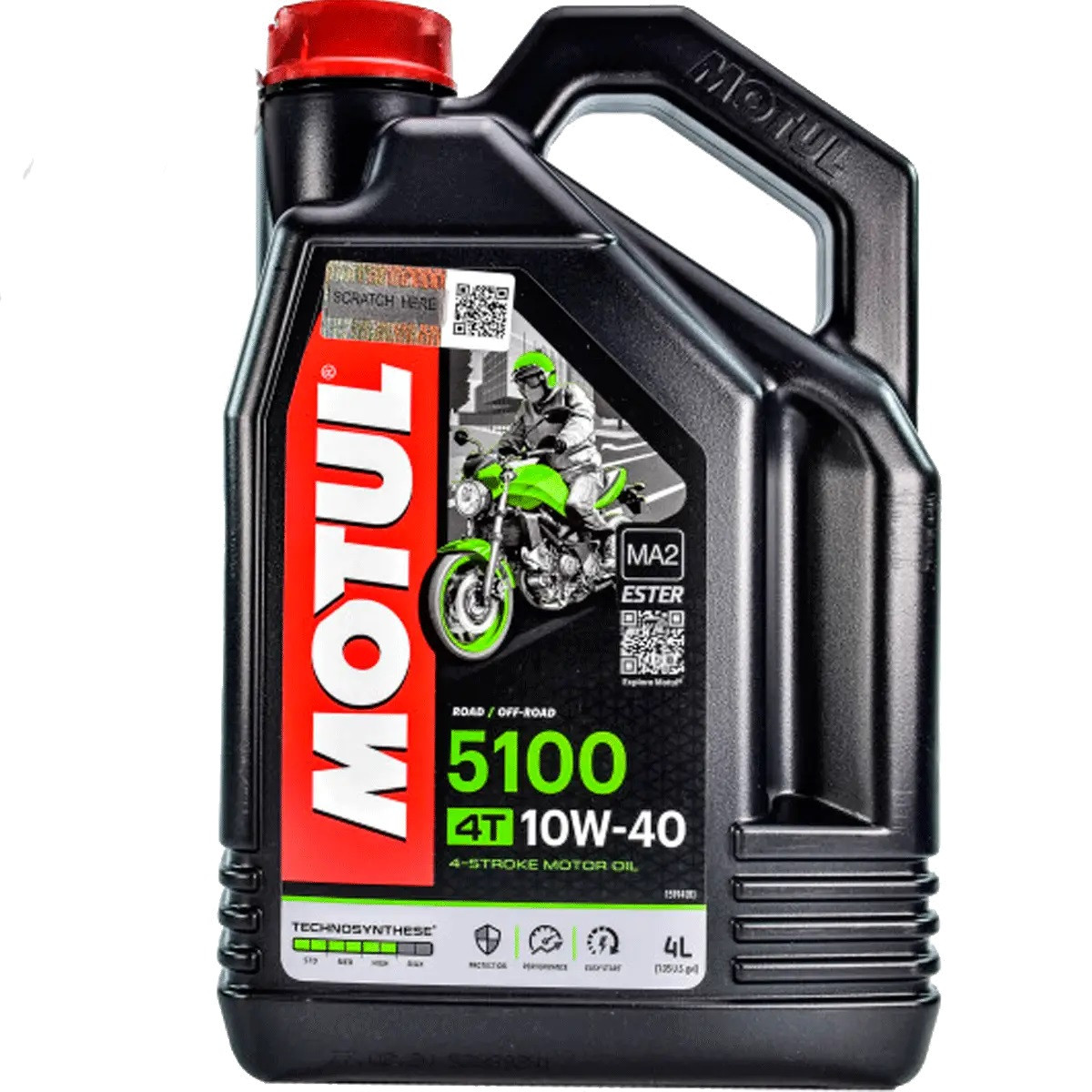 Олива для 4 тактних двигунів MOTUL 5100 4T SAE 10W40 4 л (104068)