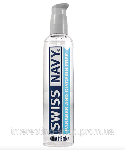 Swiss Navy Paraben and Glycerin Free 118 мл (ID#1814350724), цена: 929 ...