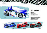 Ліжко-машинка 70*150 Эліт ELIT E-1 BMW Білий, фото 6
