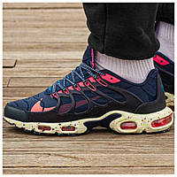 Мужские кроссовки Nike Air Max TN Terrascape Plus Blue Beige Pink, синие кроссовки найк аир макс тн тераскейп