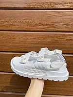 Chanel Sandals White Leather Premium БРАК РОЗПАРОВКА