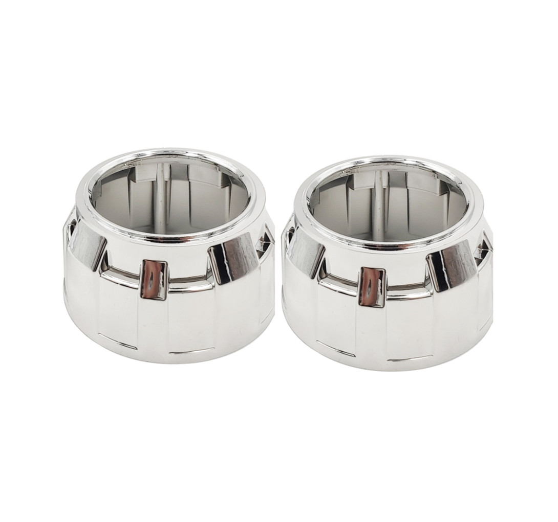 Маски 2.5 дюйми круг хром 103241, фото 1