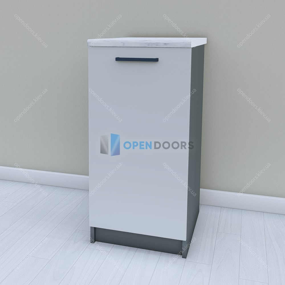 Стильний кухонний модуль МП14 Opendoors Нижній модуль для кухні Тумба нижня 400 мм. без стільниці