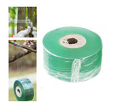 Стрічка для щеплення рослин 100 м, зелена