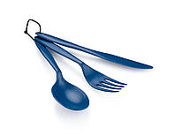 Комплект нож, вилка, ложка GSI Outdoors Tekk Cutlery, Blue (70526)