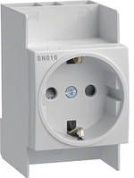 Розетка зі встановленням на DIN-рейку 16 А (2К+3) SN016 Hager