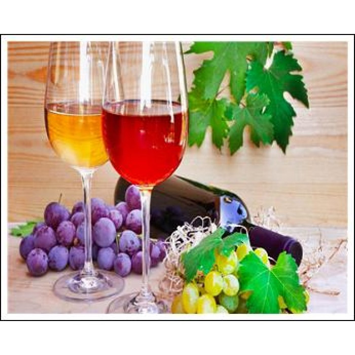 Картина за номерами 30х40 см DIY (без коробки) Келихи з вином (EKTL1413_O), фото 1