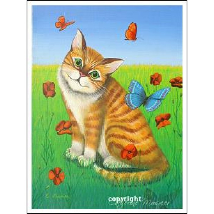 Картина за номерами 30х40 см DIY (без коробки) Котик (EKTL1448_O), фото 1