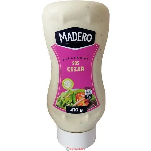 Соус салатний Цезар Madero Sos Cesar, 410 г, Польща, заправка для салатів