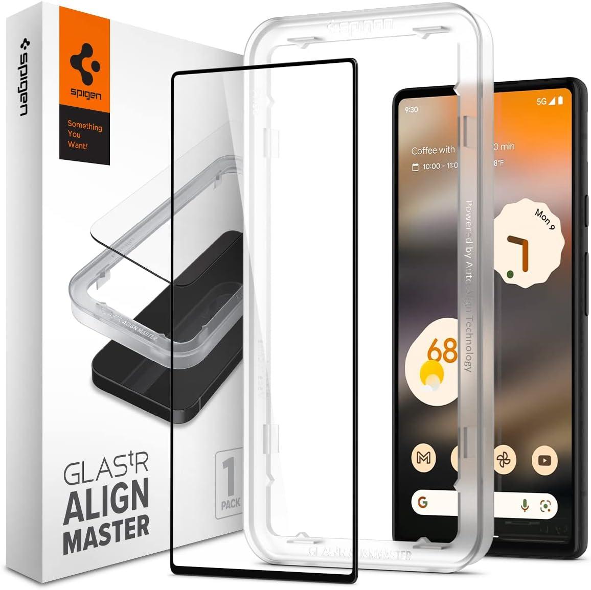 Захисне скло Spigen для Google Pixel 6a - Glas.tR AlignMaster Full Cover (1 шт), (AGL04694)