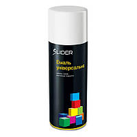 Емаль 9010 біла глянцева універсальна аерозоль 400мл Slider