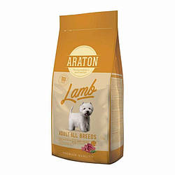 Araton Lamb Adult All Breeds - сухий корм для дорослих собак усіх порід (з ягнятком та рисом) 15 кг