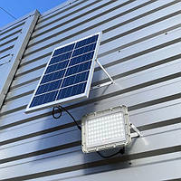 Прожектор светодиодный 100W аккумуляторный LiFePO4, 20000mAh с солнечной панелью 6V 20W Shop