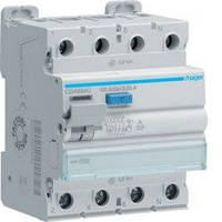 УЗО 100A 30mA 6kA тип A 4 полюси CD484D Hager