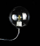 Люстра лофт із плафонами Splendid-Ray 260615 (CR+BLK), фото 2