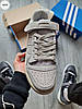 Чоловічі кросівки Adidas Forum Low Взуття Адідас Форум Лоу сірі натуральний замш демісезонні В'єтнам, фото 8