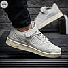 Чоловічі кросівки Adidas Forum Low Взуття Адідас Форум Лоу сірі натуральний замш демісезонні В'єтнам, фото 9