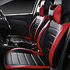 Чохли на сидіння Ауді А4 Б6 (Audi A4 B6) НЕО Х модельні з екошкіри арігона, фото 2