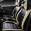 Чохли на сидіння Ауді А4 Б6 (Audi A4 B6) НЕО Х модельні з екошкіри арігона, фото 4