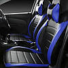 Чохли на сидіння Ауді А4 Б6 (Audi A4 B6) НЕО Х модельні з екошкіри арігона, фото 5