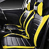 Чохли на сидіння Ауді А4 Б6 (Audi A4 B6) НЕО Х модельні з екошкіри арігона, фото 9