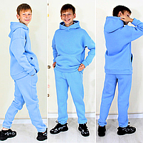 Костюм на хлопчика спортивний зимовий вік від 9 до 15 років Костюм-двійка різні кольори, фото 3