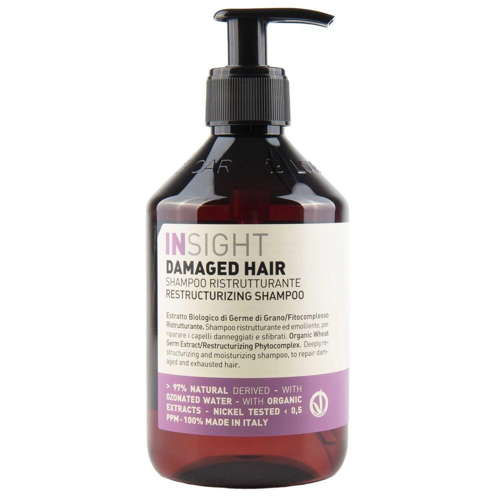 Відновлювальний шампунь для пошкодженого волосся Insight Restructurizing Shampoo 400 мл, фото 1