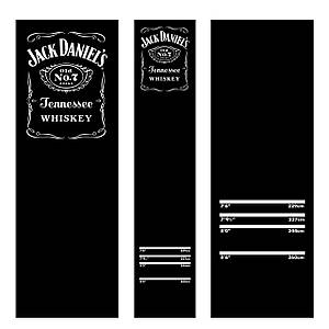 Дартс фирменный коврик-мат Jack Daniel's Mission 290см на 60см