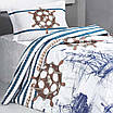 Постільна білизна Підліток CLASY Ranforce Marine 160х220см, фото 2