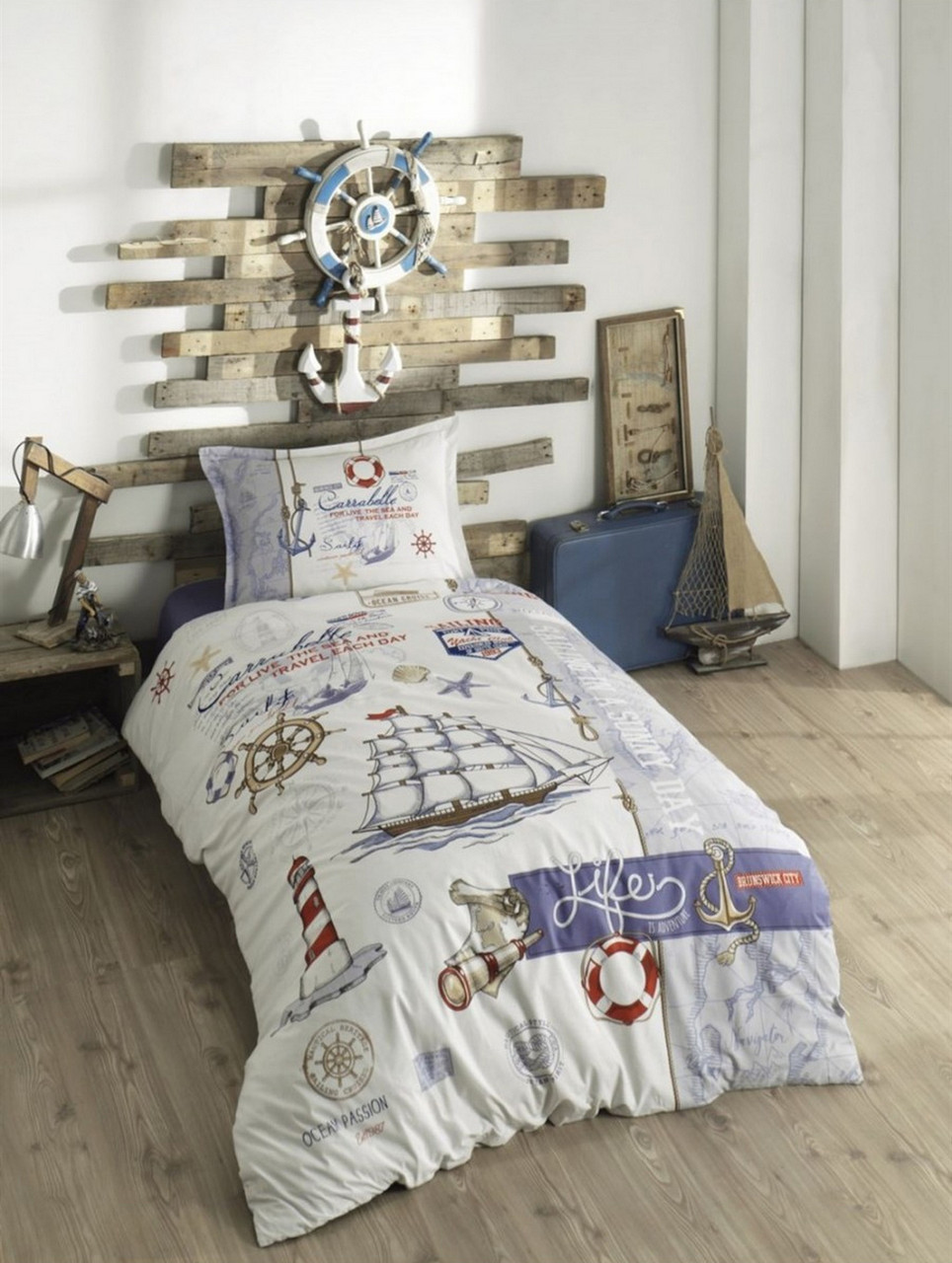 Постільна білизна Підліток CLASY Ranforce Sail Life 160х220см