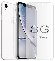 Мягкое стекло Apple iPhone XR на Экран полиуретановое SoftGlass