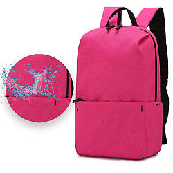 Водовідштовхуючий рюкзак на 10л, для прогулянок (34х22х12см) 1101, Рожевий / Повсякденний рюкзак / Портфель