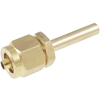 Фітинг для термопластикової (ПВХ) трубки Ø 6-6 прямий 180° у складі