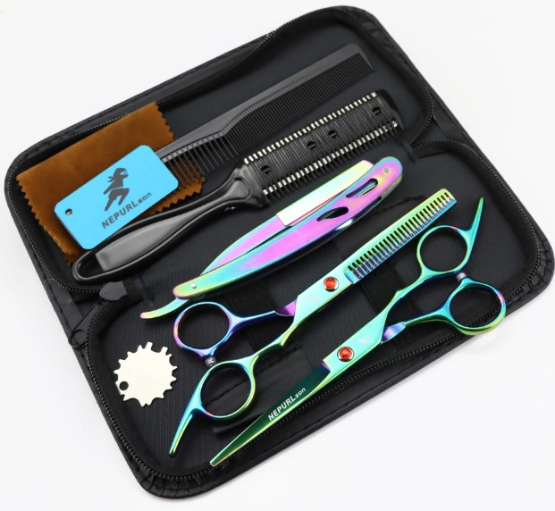 Набір перукарських ножиць та інструментів для Barbershop 7ел rainer, фото 1