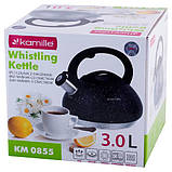 Чайник зі свистком Kamille KM-0855- 3 л, фото 6