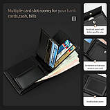 Гаманець чоловічий Tigernu T-S8008 (Чорний), фото 3