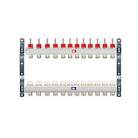 Колектор для теплої підлоги Itap 1x3/4 на 12 виходів з витратами (917010012034C)