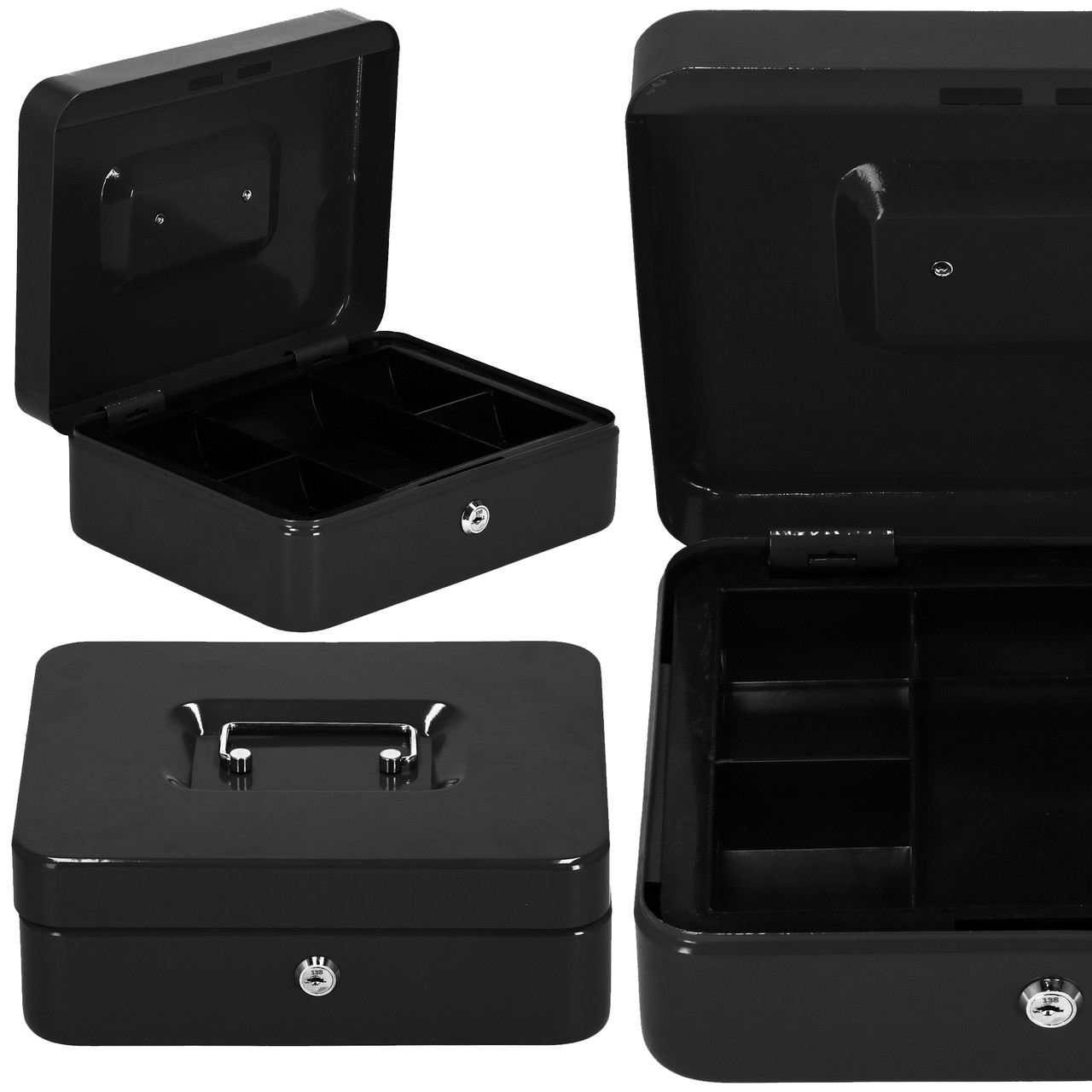 Кешбокс Springos 30 x 24 x 9 см для зберігання грошей і цінностей HA5042