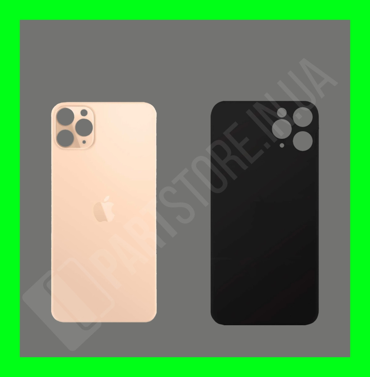 Кришка iPhone 12 Pro Gold (великий отвір)