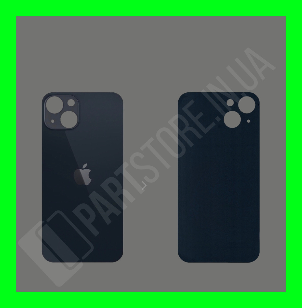 Кришка iPhone 13 Black (великий отвір)