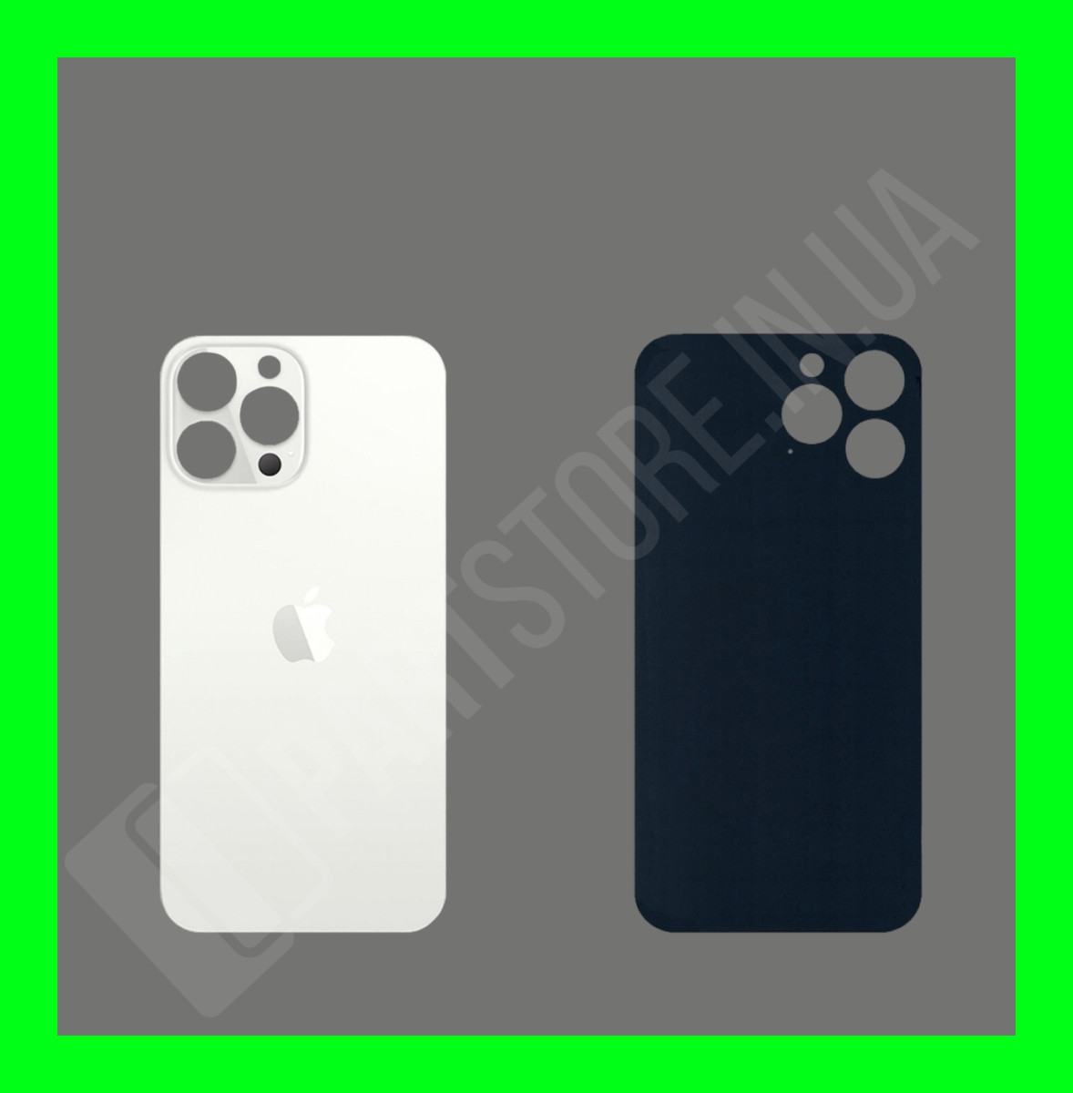 Кришка iPhone 13 Pro Silver (великий отвір)