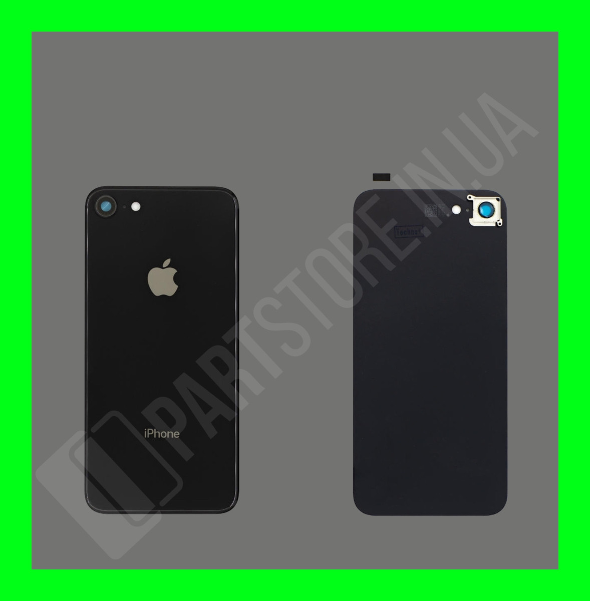Кришка iPhone 8 Black зі склом камери оригінал